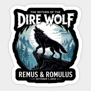 The Return of the Dire Wolf – Remus & Romulus Dire Wolf Sticker